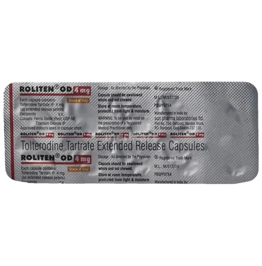 roliten od 4mg capsule 10's